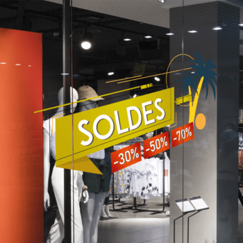 Stickerkit Zomersolden 2020 voor etalages