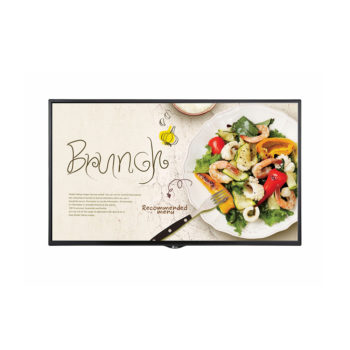 LG  FHD monitor, brightness of 450 cd/m2 in 43", 49" or 55"